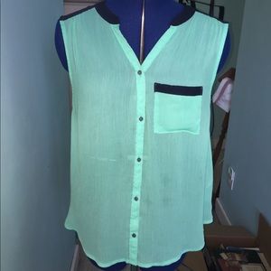 Hollister Button Down Tank